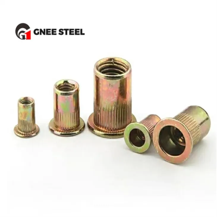 DIN7340 Kacang Rivet Keluli Tergalvani